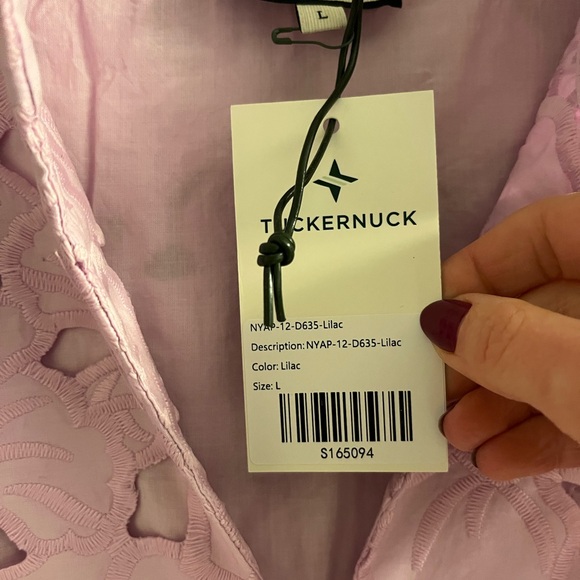 Tuckernuck Lilac Eyelet Dress - Picture 5 of 8